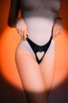 Önü Açık Kalpli Fantazi G-String