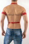 Pazu Harness Detaylı Seksi Erkek Deri Harness Takım – APFTM15