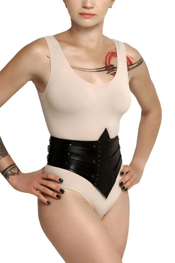 percin detayli sik deri korse seksi korse harness apft905 kadn kemer angels passion 128492 41 B
