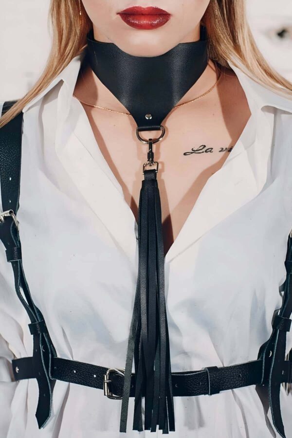 puskullu sik deri choker tasma boyun aksesuar apft659 choker angels passion 127023 39 B
