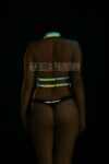 Reflektörlü Bayan İç Giyim – Karanlıkta Yansıyan Harness – APFT24