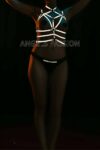 Reflektörlü Göğüs Üzeri Harness Karanlıkta Parlayan Harness – APFT430