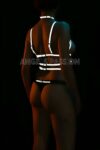 Reflektörlü Göğüs Üzeri Harness Karanlıkta Parlayan Harness – APFT430