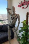 Reflektörlü İç Giyim Fantazi Harness Jartiyer Takım