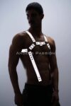 Reflektörlü (Karanlıkta Parlayan) Erkek Göğüs Harness