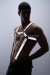 Reflektörlü (Karanlıkta Parlayan) Erkek Göğüs Harness