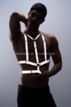 Reflektörlü (Karanlıkta Parlayan) Göğüs Harness