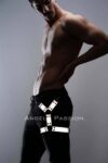 Reflektörlü (Karanlıkta Yansıyan) Erkek Bacak Harness