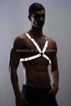 Reflektörlü (Karanlıkta Yansıyan) Erkek Göğüs Harness
