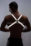 Reflektörlü (Karanlıkta Yansıyan) Erkek Göğüs Harness
