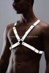 Reflektörlü (Karanlıkta Yansıyan) Erkek Göğüs Harness
