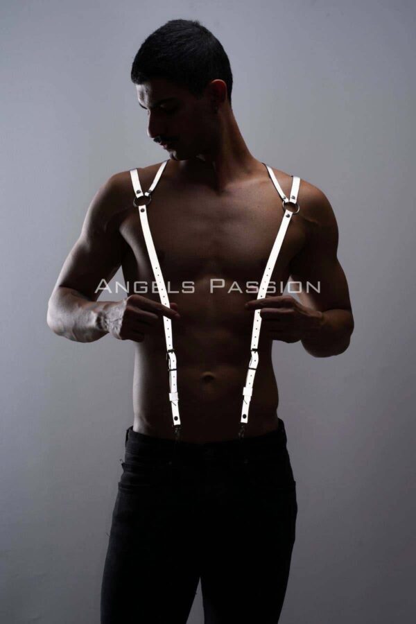 reflektorlu karanlikta yansiyan erkek pantolon askisi erkek pantolon omuz kemeri apftm10 erkek harness angels passion 130650 41 B