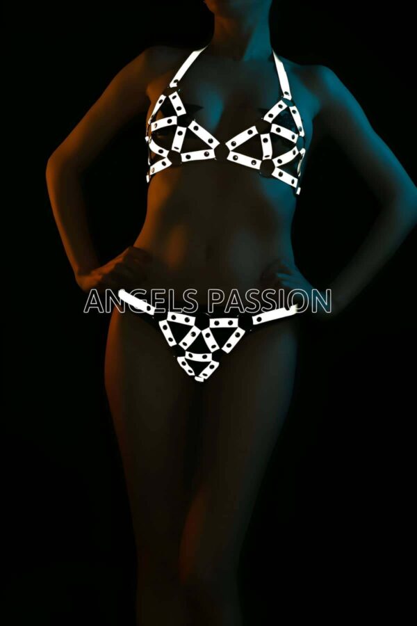 reflektorlu seksi sutyen takim apft422 reflektrl harness angels passion 128373 39 B