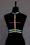 Renkli Reflektörlü Göğüs Harness