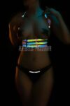 Renkli Yansıma Yapan Seksi ve Şık Harness Büstiyer – APFT178