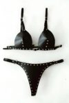 Seksi Deri Göğüs Ve Külot Harness – APFT849