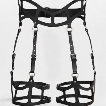 Seksi Deri Jartiyer Harness, Gotik Jartiyer - APFT1158