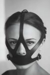 Seksi Deri Kadın Ağız Maske