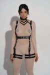 Şık Deri Body Harness