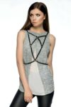 Sırtı Zincir Detaylı Şık Deri Harness – APFT206