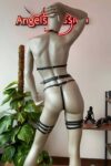 Siyah Deri Bdsm Fantazi Jartiyer Takım – APFT530