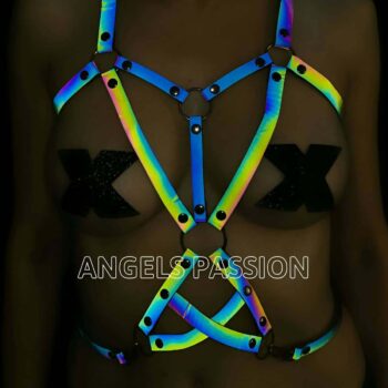 Tiktok Ürünleri T-Shirt Üzeri Reflektörlü Göğüs Harness - APFT107