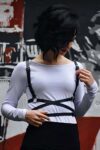 Uzun ve Bele Dolamalı Şık Harness – APFT172