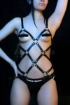 Vücudu Saran Deri Body Harness Fantazi Giyim – APFT811
