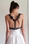 Yıldız Detaylı Şık Deri Kemer Harness – APFT634