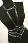 Zımba Detaylı Şık Deri Harness Korse – APFT546