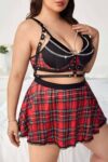 Zincir Detaylı Deri Göğüs Harness – APFT808