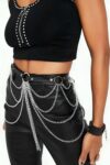 Zincir Detaylı Şık Deri Harness Kemer – APFT512