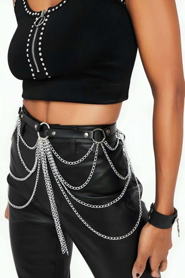 zincir detayli sik deri harness kemer apft512 kadn kemer angels passion 124830 37 B