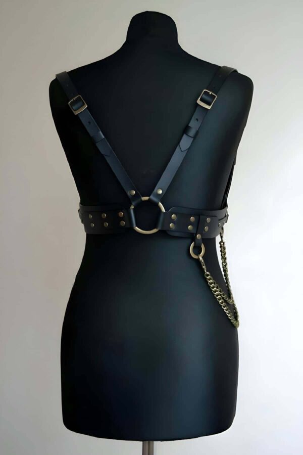 zincir detayli sik tarz kemer omuz ve sirt kemer apft908 gs harness angels passion 124858 40 B