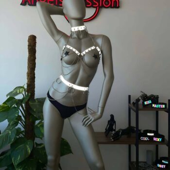 Zincir ve Reflektör Detaylı Seksi Harness - APFT454