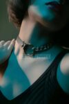 Zincirli Deri Choker