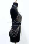 Zincirli Deri Harness