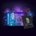 Q Reflective 3’lü Geciktiricili ve Tırtıklı Prezervatif