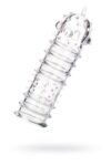 Tırtıklı Noktalı Şeffaf 15.3cm Penis Kılıfı