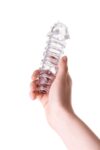 Tırtıklı Noktalı Şeffaf 15.3cm Penis Kılıfı
