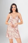 Arias Closet 2 li Kısa Sabahlık Takımı Desenli