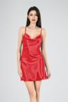 Aria’s Closet Kısa Gecelik Degaje  Kırmızı 7740