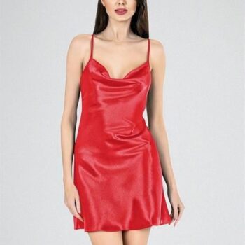 Aria's Closet Kısa Gecelik Degaje  Kırmızı 7740