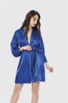 Aria’s Closet Saks Kısa Saten Sabahlık
