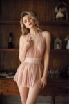 Aria’s Closet Pudra Fantezi Mini Gecelik