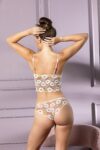 DANTEL Lİ KAPLI DESTEKSİZ  BRALET SLİP KÜLOT TAKIM SOMON (MGP32031)