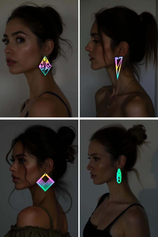 rainbow reflektorlu kupe seti sik lazer kesim 4lu kupe seti apbj tk r2 kpe angels deco 131713 41 B