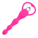 Backpart Titreşimli Boğumlu Halkalı Anal Tıkaç – Pembe