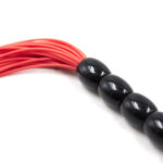 Fetilux Tüylü Silikon 23cm Mini Kırbaç – Kırmızı