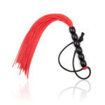 Fetilux Tüylü Silikon 23cm Mini Kırbaç – Kırmızı